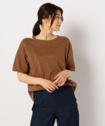 FREDY REPIT(フレディレピ)/[新色追加]ヴィンテージスラブ裏毛 衿デザインTシャツ/キャメル