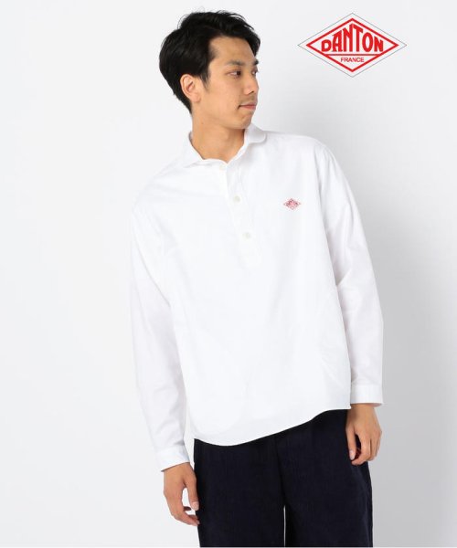 GLOSTER(GLOSTER)/【DANTON/ダントン】丸襟OXシャツ #JD－3568/ホワイト