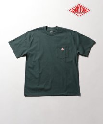 GLOSTER(GLOSTER)/【DANTON/ダントン】ポケット付Tシャツ #JD－9041/ダークグリーン