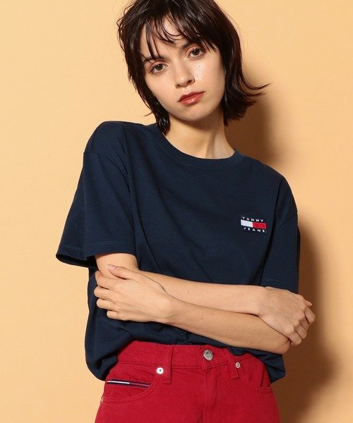 TOMMY JEANS(トミージーンズ)/オーバーサイズTシャツ /ターコイズ