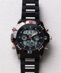 SP(エスピー)/【HPFS】アナデジ アナログ&デジタル腕時計 HPFS1510 メンズ腕時計 デジアナ/ブラック×レッド