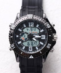 SP(エスピー)/【HPFS】アナデジ アナログ&デジタル腕時計 HPFS1702 メンズ腕時計 デジアナ/ブラック×ブラック2
