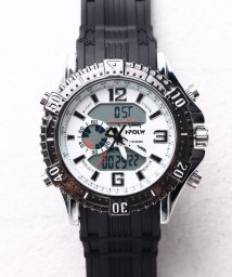 SP(エスピー)/【HPFS】アナデジ アナログ&デジタル腕時計 HPFS1702 メンズ腕時計 デジアナ/シルバー×ホワイト2