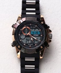 SP(エスピー)/【HPFS】アナデジ アナログ&デジタル腕時計 HPFS612 メンズ腕時計 デジアナ/ブラック系その他