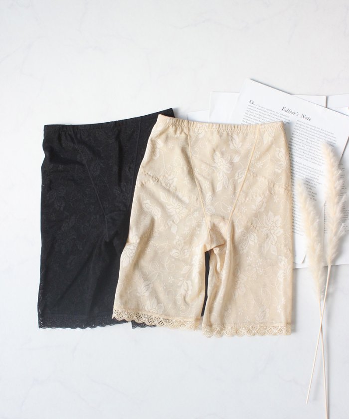 クーポン 総レース骨盤ガードル 着痩せ 補正下着 着圧 ヒップアップ 産後 ぽっこりお腹 引き締め ツーハッチ Tu Hacci Magaseek