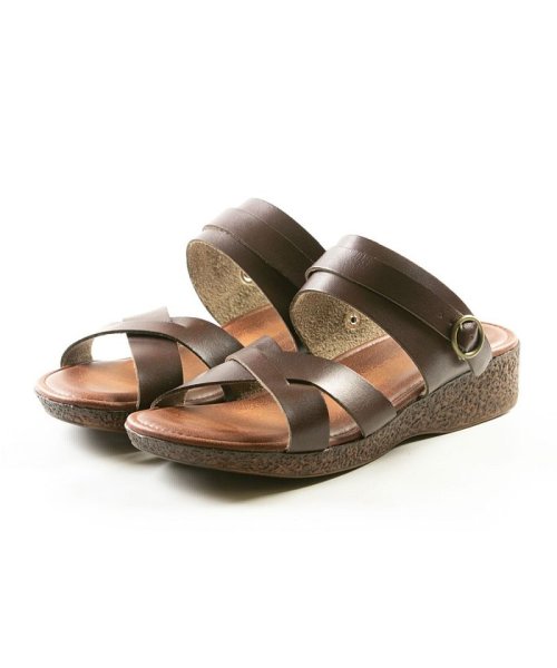 サンダル レディース つっかけ フラット 日本製 2way Im 30 フットプレイス Foot Place Magaseek