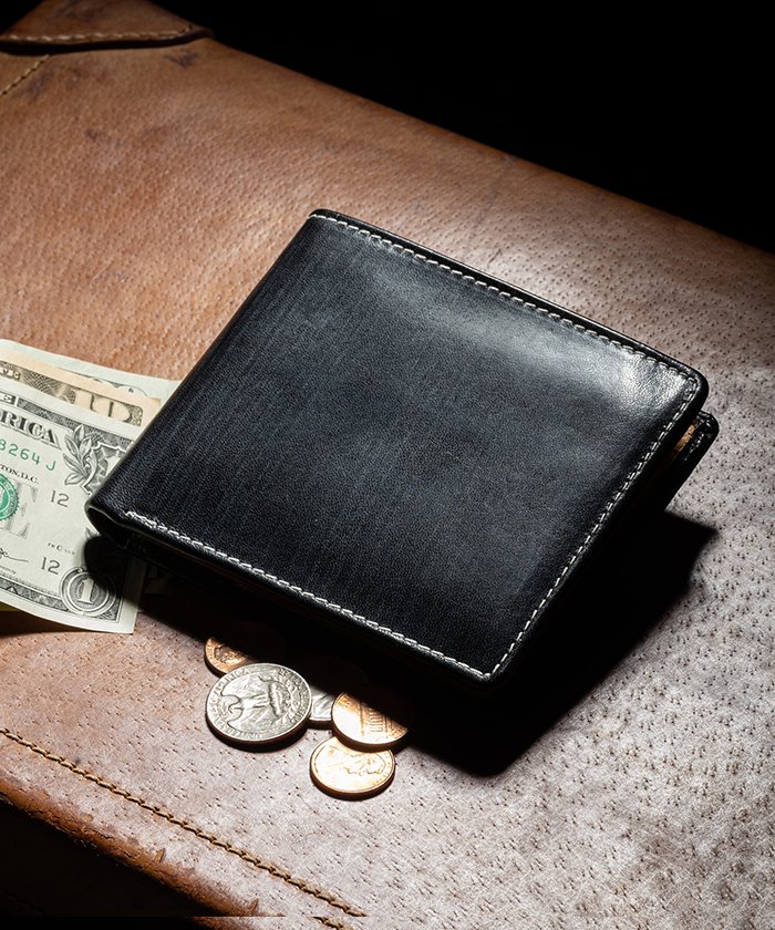 セール Mura 財布 メンズ 二つ折り スリム スキミング防止 イタリアンレザー ブライドルレザー ムラ Mura Magaseek