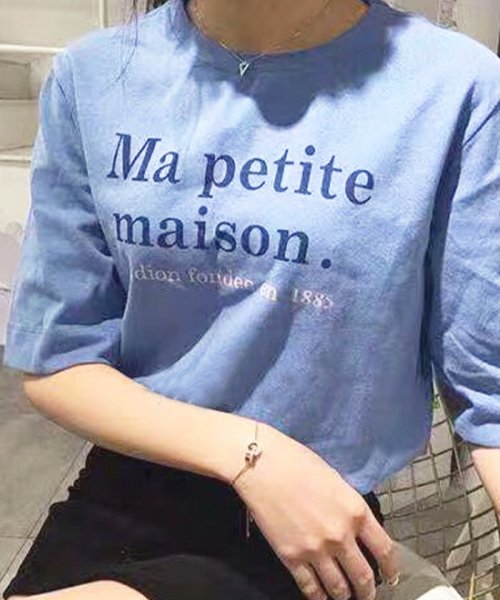 配色ヴィンテージ英字tシャツ フューティアランド Futier Land Magaseek 配色ヴィンテージ英字tシャツ フューティアランド Futier Land Magaseek