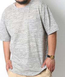 MARUKAWA(大きいサイズのマルカワ)/大きいサイズ 杢ポケット付き 半袖Tシャツ/ミディアムグレー