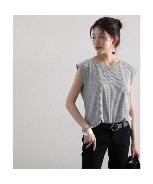 セール クラシカルエルフ Classical Elf ワッフル生地カットソーレディースおしゃれ半袖大きいサイズフレンチスリーブtシャツサーマルベーシックトップスノースリ クラシカルエルフ Classical Elf Magaseek