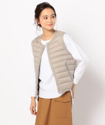 FREDY&GLOSTER(フレディアンドグロスター)/【DANTON/ダントン】INNER DOWN VEST (JD－8749)/グレーベージュ