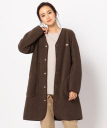 FREDY&GLOSTER(フレディアンドグロスター)/【DANTON/ダントン】FLEECE ロング丈コート (JD－8992)/ブラウン