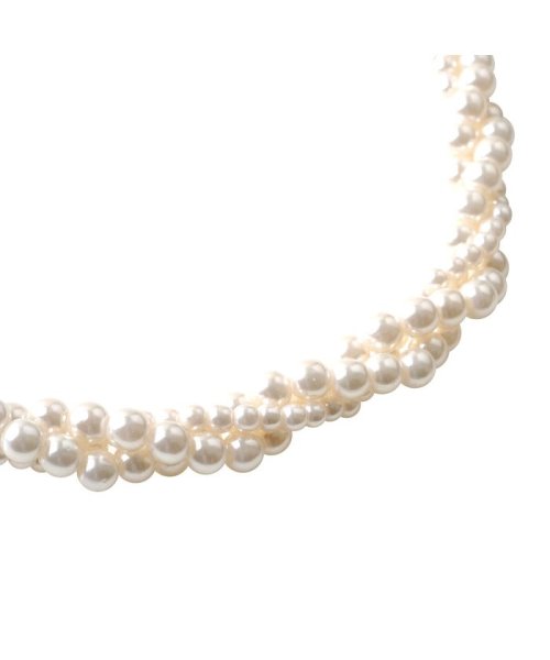 上品華やか3連ねじりパールのショートネックレス 人気・おすすめ｜省スペース設計・旅行向けにおすすめ 公式 プライバシー配送