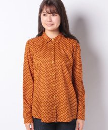 BENETTON (women)(ベネトン（レディース）)/コットン総柄シャツ・ブラウス/マスタード