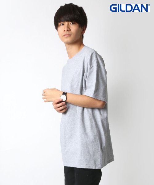 LAZAR(ラザル)/【Lazar】GILDAN/ギルダン WEB限定 ビッグシルエット USAフィット 1/2スリーブＴシャツ メンズ Tシャツ 半袖 無地 シンプル/ミディアムグレー