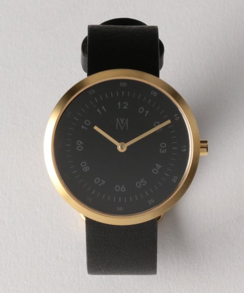 BEAUTY&YOUTH UNITED ARROWS(ビューティーアンドユース　ユナイテッドアローズ)/＜MAVEN WATCHES＞ARTISAN SERIES レザー34mmフェイスウォッチ/BLACK