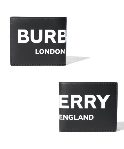 BURBERRY(バーバリー)/【メンズ】【BURBERRY】Logo print オリザイフ/BLACK