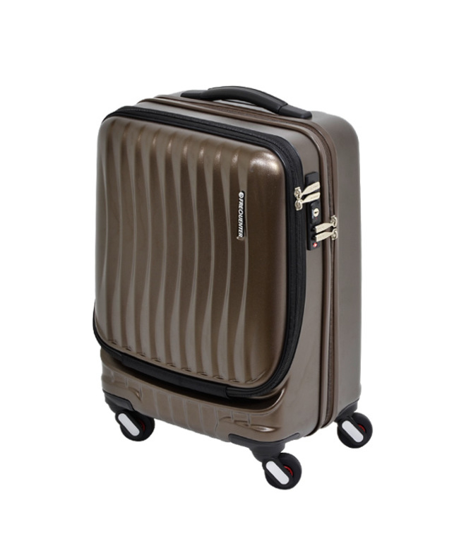 フリクエンター スーツケース 機内持ち込み Sサイズ フロントオープン ストッパー付き 静音 軽量 34L 1－216