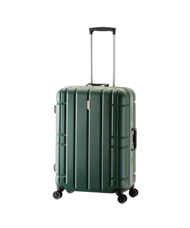 カバンのセレクション アジアラゲージ スーツケース Lサイズ フレーム アリマックス 大容量 大型 軽量 AliMaxG 74L MF−5016 ユニセックス グリーン フリー 【Bag & Luggage SELECTION】