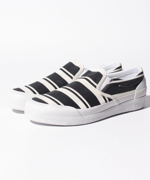 HUNTER(ハンター)/【訳あり】【国内正規品】ORG GARDEN STRIPE PLIMSOLL/ブラック系