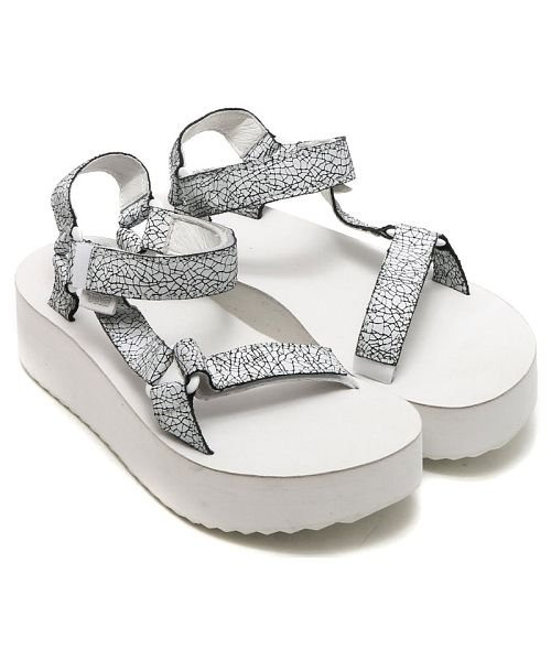 TEVA(テバ)/TEVA FLATFORM UNIVERSAL CRACKLE WHT/ホワイト