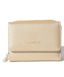 LANEVE(ランイブ)/LANEVE 三つ折財布（BOX付）/ゴールド