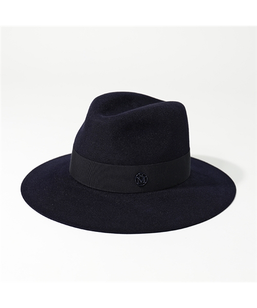 Maison Michel メゾンミッシェル 1002048002 HENRIETTA HAT フェルトハット 帽子 NAVY レディース