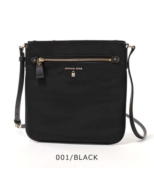 MICHAEL KORS(マイケルコース)/32F7GO2C3C KELSEY ナイロン ショルダーバッグ ポシェット カラー2色 レディース/BLACK