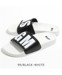 MSGM(MSGM)/2641 MDS15100 300 シャワーサンダル スポーツサンダル スポサン カラー3色 レディース/BLACK/WHITE