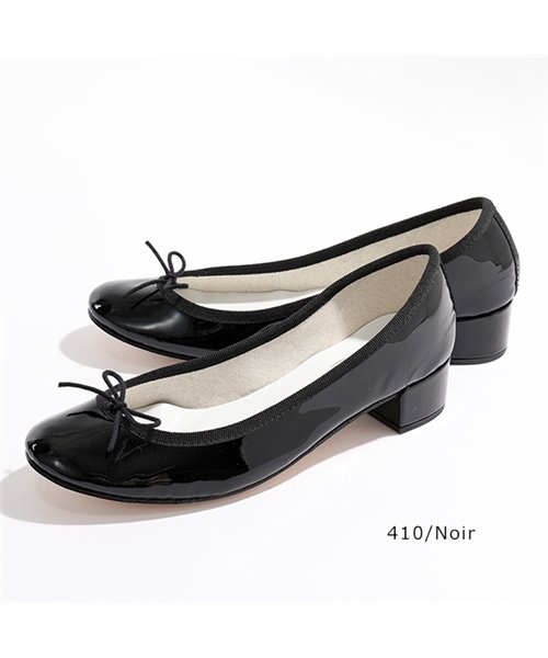 Repetto(レペット)/V511V BALLERINE CAMILLE カミーユ パテントレザー バレエシューズ パンプス 3.0cmヒール カラー2色 レディース/NOIR