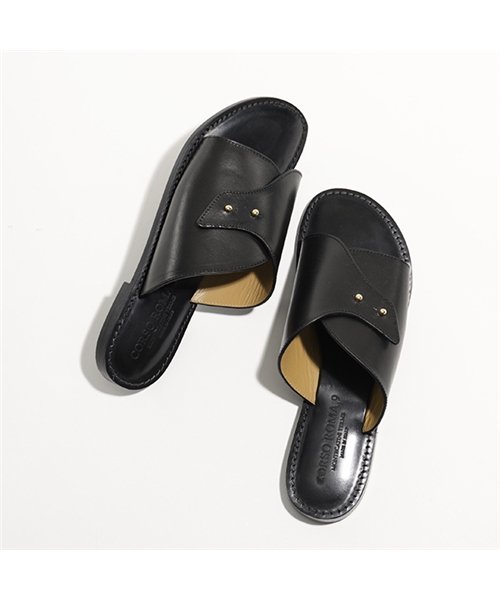 セール 54 Off B 457 レザー フラットサンダル Black レディース コルソローマ Corso Roma 9 Magaseek