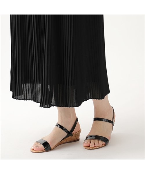 クーポン セール 58 Off 057 3 レザー ウェッジソール サンダル カラー4色 レディース コルソローマ Corso Roma 9 Magaseek