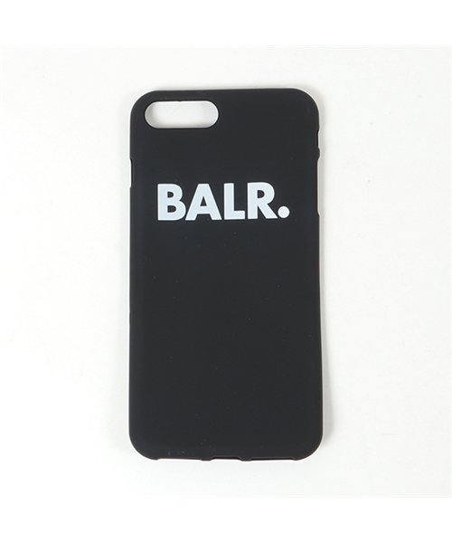 BALR(ボーラー)/Sign Silicone case iPhone8+専用ケース ロゴ スマホ スマートフォン カバー Black メンズ/BLACK