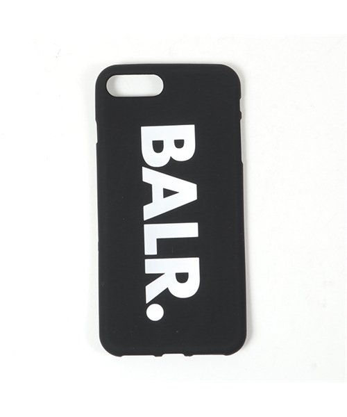 BALR(ボーラー)/Classic Silicone case iPhone8+専用ケース ロゴ スマホ スマートフォン カバー Black メンズ/BLACK
