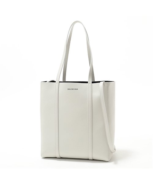 BALENCIAGA(バレンシアガ)/551810 D6W1N 1260 EVERYDAY TOTE XS AJ エブリデイ レザー トートバッグ GRIS－CRAIE/NOIR レディース/ホワイト