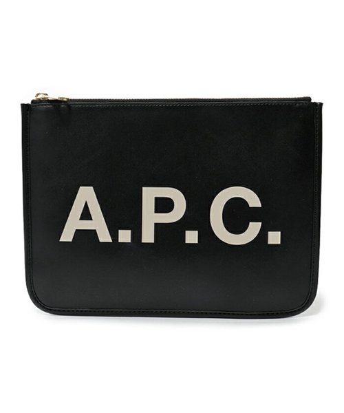 A.P.C.(アーペーセー)/APC PUAAJ F63229 pochette morgane LZZ クラッチバッグ ポーチ NOIR ユニセックス レディース/BLACK