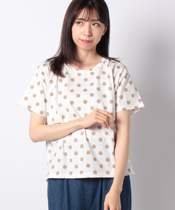 セール 50 Off ドットプリントtシャツ サマンサ モスモス Samansa Mos2 Magaseek セール 50 Off ドットプリントtシャツ サマンサ モスモス Samansa Mos2 Magaseek