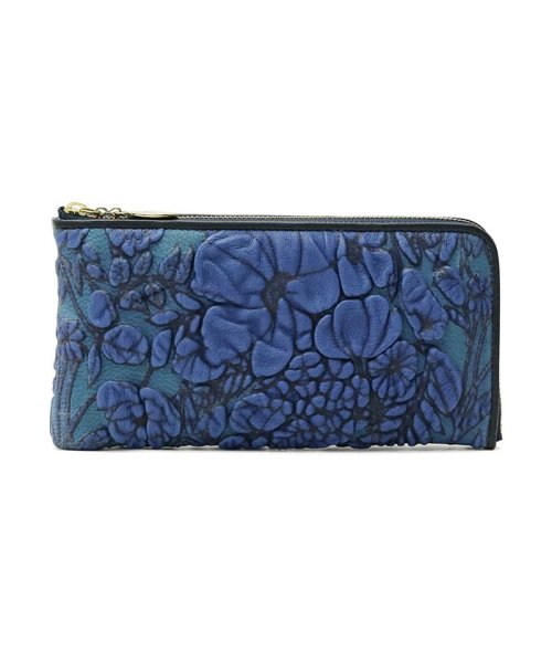 デコブランシェ 長財布 decobranche 本革 L字ファスナー KYOUKA SOLID 京香ソリッド 友禅革 日本製 d－03－08 