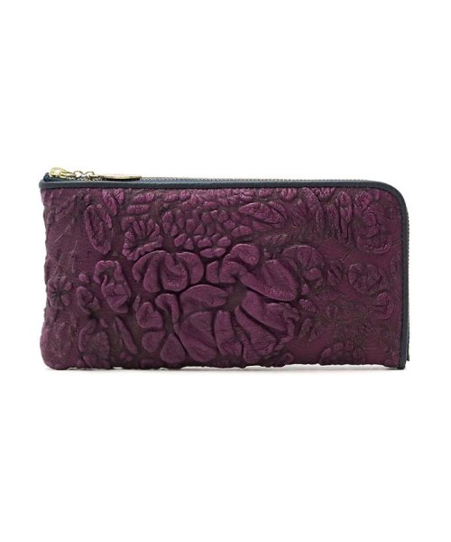 デコブランシェ 長財布 decobranche 本革 L字ファスナー KYOUKA SOLID 京香ソリッド 友禅革 日本製 d－03－08 