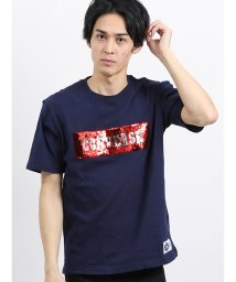 on the day(オンザデイ)/【WEB限定販売】コンバース/CONVERSE ロゴスパンコール半袖Ｔシャツ/ネイビー