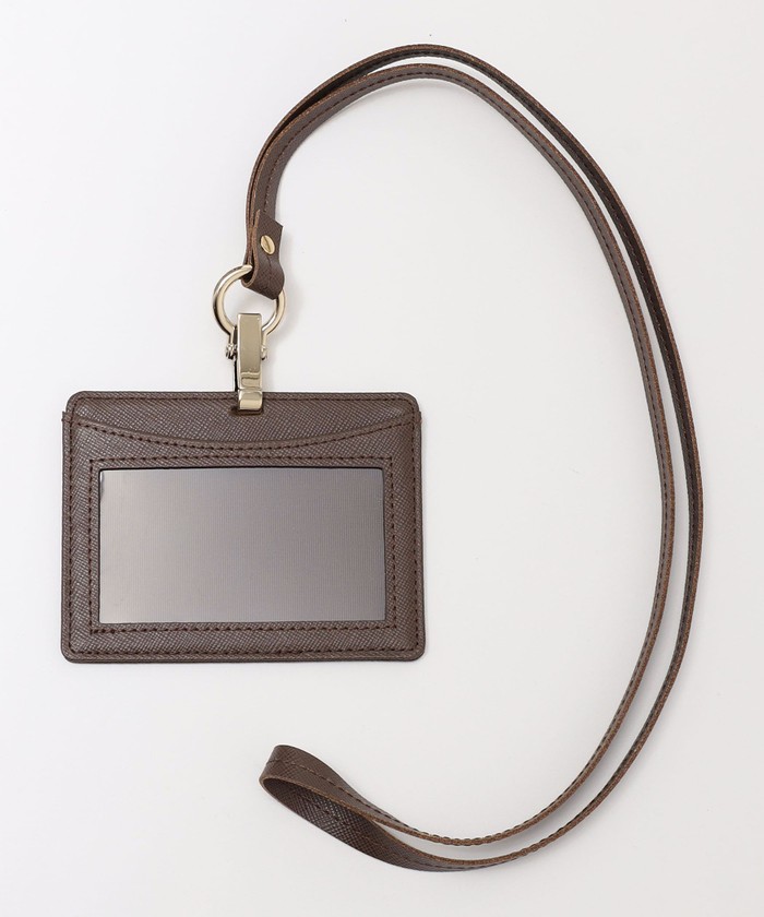 SHIPS: 【SAFFIANO LEATHER】イタリアンレザー IDケース(500692565