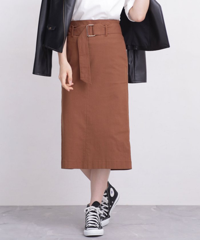 セール Web限定 バックスリットタイトスカート ナノ ユニバース Nano Universe Magaseek