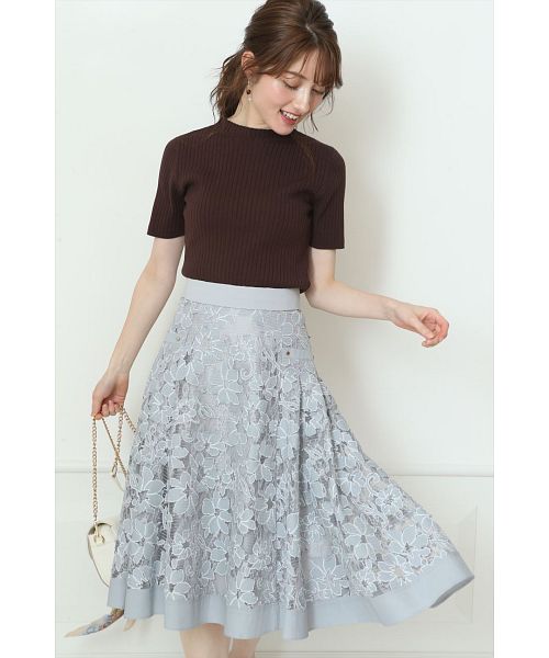 Apuweiser-riche♡オパールレースフレアスカート♡薄ベージュ Apuweiser-riche♡オパールレースフレアスカート♡薄ベージュ