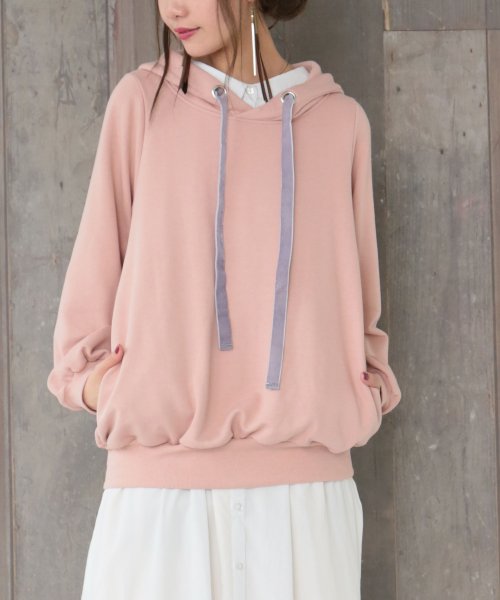 N Orゆるっとシンプルフードパーカー オシャレウォーカー Osharewalker Magaseek