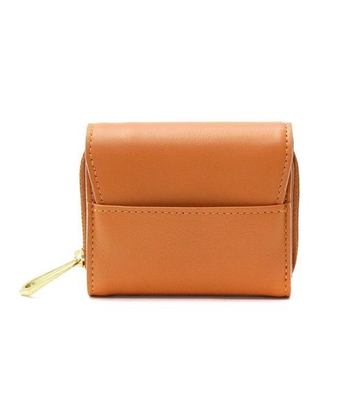 Ense(アンサ)/アンサ 三つ折り財布 Ense 財布 mini wallet ミニウォレット 日本製 ew－126/オレンジ