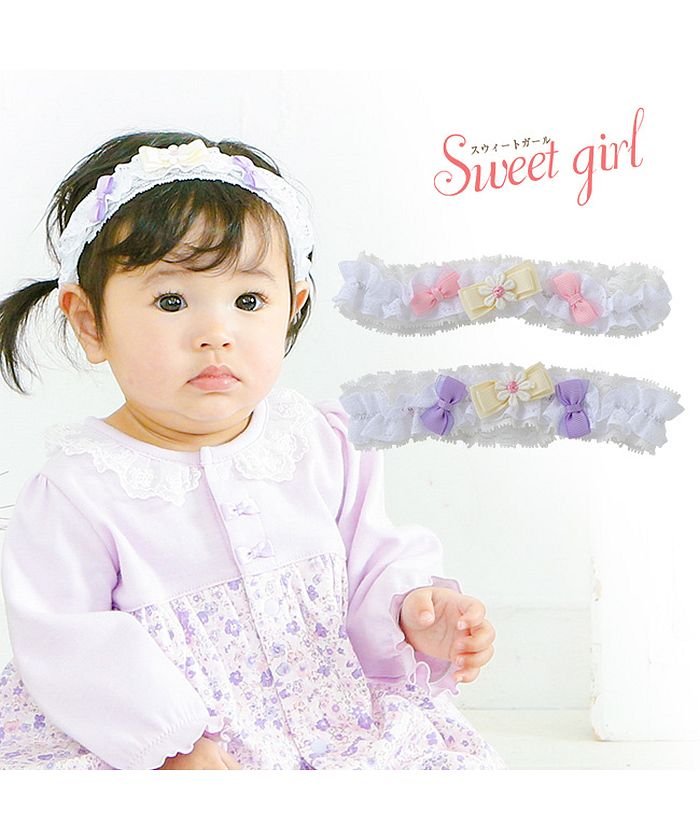 スウィートガールヘアバンド チャックルベビー Chucklebaby Magaseek