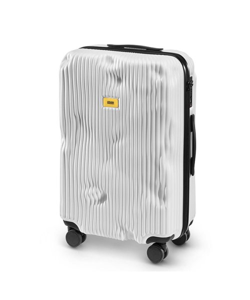 CRASH BAGGAGE(クラッシュバゲージ)/クラッシュバゲージ スーツケース Mサイズ 65L かわいい 軽量 CRASH BAGGAGE cb152/ホワイト