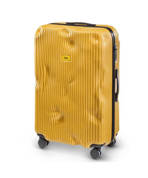 CRASH BAGGAGE(クラッシュバゲージ)/クラッシュバゲージ スーツケース Lサイズ 100L 大容量 大型 軽量 デコボコ CRASH BAGGAGE cb153/イエロー