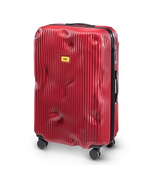 CRASH BAGGAGE(クラッシュバゲージ)/クラッシュバゲージ スーツケース Lサイズ 100L 大容量 大型 軽量 デコボコ CRASH BAGGAGE cb153/レッド
