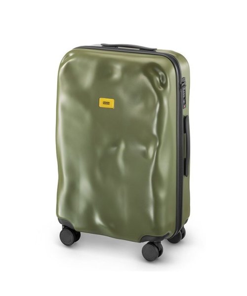CRASH BAGGAGE(クラッシュバゲージ)/クラッシュバゲージ スーツケース Mサイズ 65L 軽量 デコボコ CRASH BAGGAGE cb162/グリーン系1